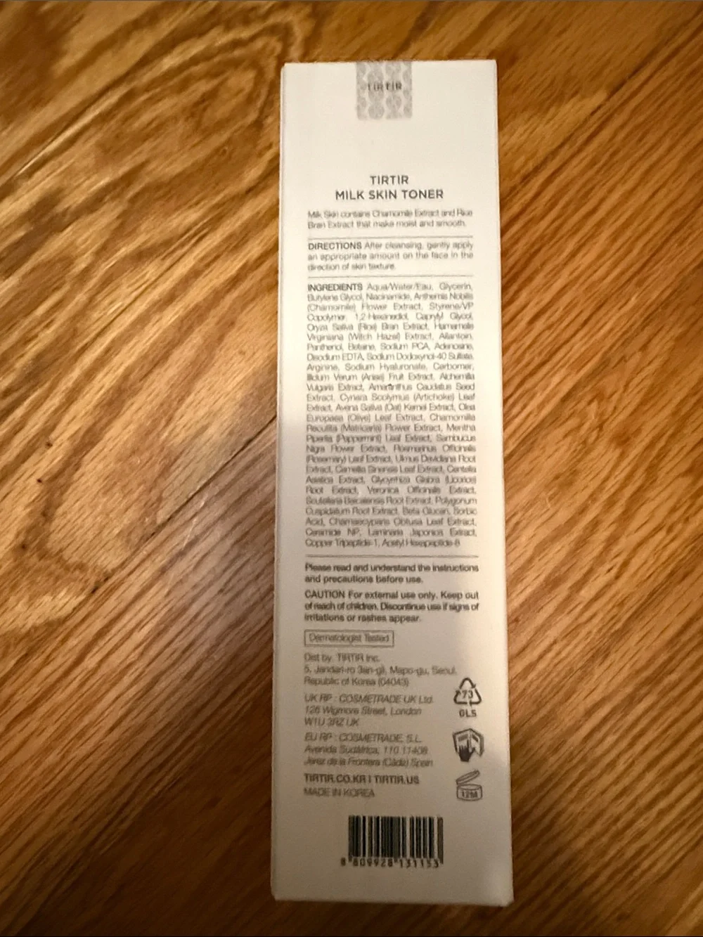 Tirtir milk skin